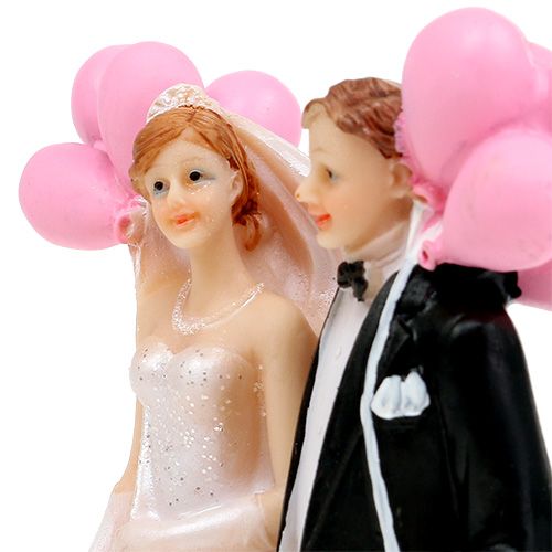 Floristik24 Couple de mariés avec des ballons 14cm