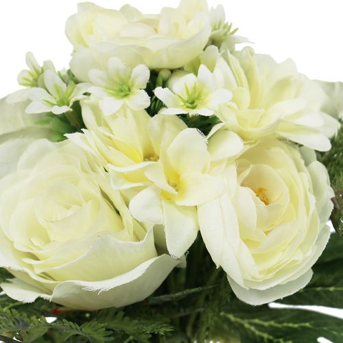 Article Bouquet de mariée blanc Ø 30 cm H 28 cm