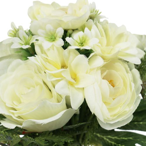 Floristik24 Bouquet de mariée blanc Ø 30 cm H 28 cm