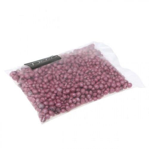 Floristik24 Perles déco brillantes granules de perles rouges 4-8mm 330ml