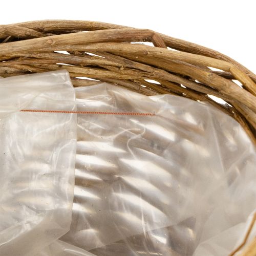 Corbeille à pain environ 30 cm ovale non pelée | Floristik24.fr