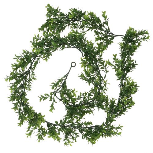 Floristik24 Guirlande de buis vert 180cm