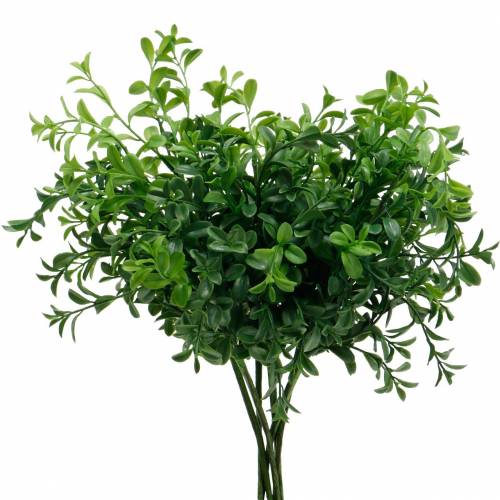 Article Branches de buis Buis sur pic Plante verte artificielle 6 pcs