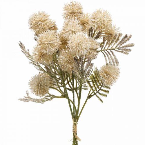 Chardon Artificiel Crème Drylook Globe Thistle 33cm 3pcs