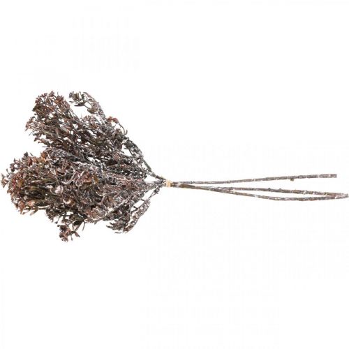 Article Plantes artificielles marron décoration d&#39;automne décoration d&#39;hiver Drylook 38cm 3 pcs