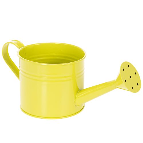 Arrosoir décoratif coloré, Ø 11 cm, H 9,5 cm, pour le jardinage, décoration de table printanière, en métal, lot de 8 | Floristik24.fr