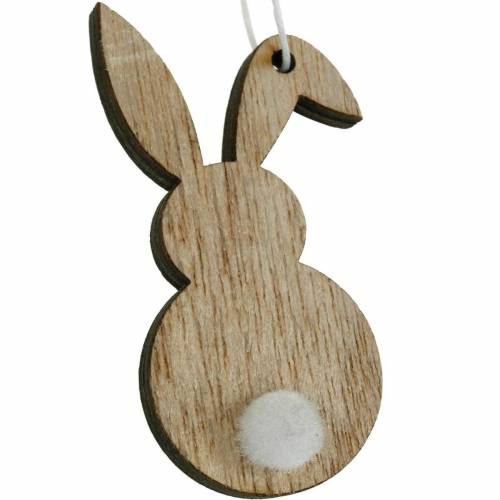 Article Cintre lapin de Pâques coloré décoration de Pâques en bois 12pcs