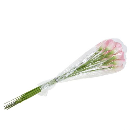 Calla fleur décorative rose