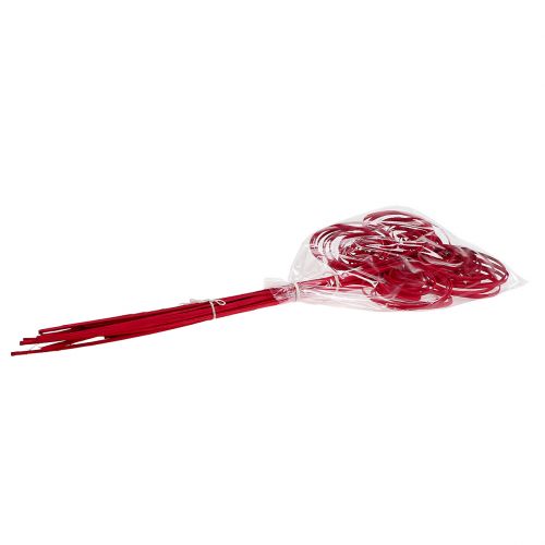 Article Tiges de canne enroulées Rouge bordeaux 40-50cm 25pcs