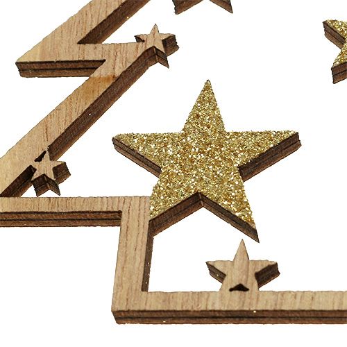 Article Cintres de Noël assortis. 10 cm avec paillettes 12 pièces