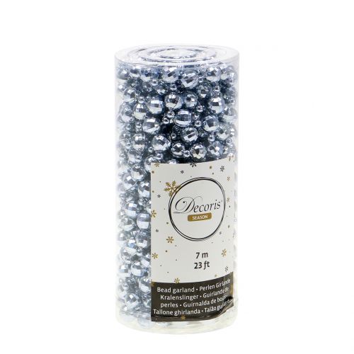 Floristik24 Guirlande de sapin de Noël bleu clair 7m