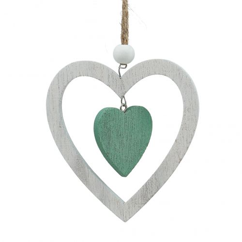 Article Décoration de sapin de Noël Mélange Vert, blanc 10cm 9pcs