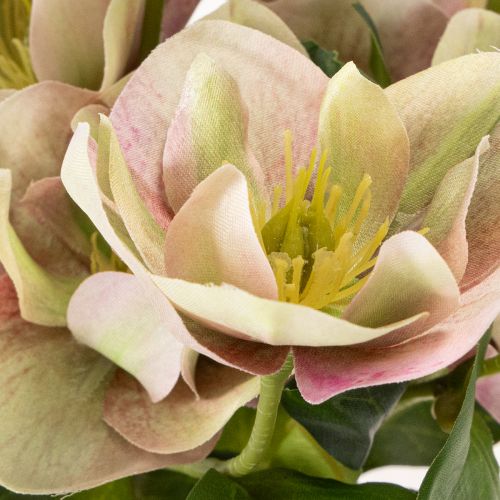 Décoration de Noël : roses artificielles, bouquet de 4 roses de 30 cm. | Floristik24.fr
