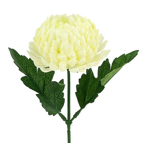 Floristik24 Crème de chrysanthème artificiel Ø7cm L18cm