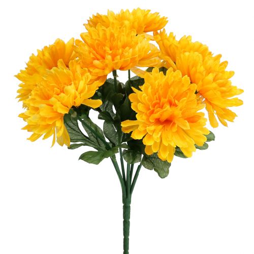 Floristik24.fr Chrysanthème jaune à 7 fleurs - acheter pas cher en ligne