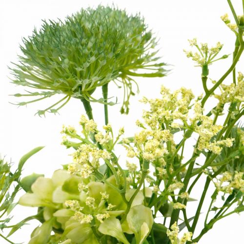 Floristik24 Fleurs en soie, bouquet artificiel, décoration florale aux chardons 40cm