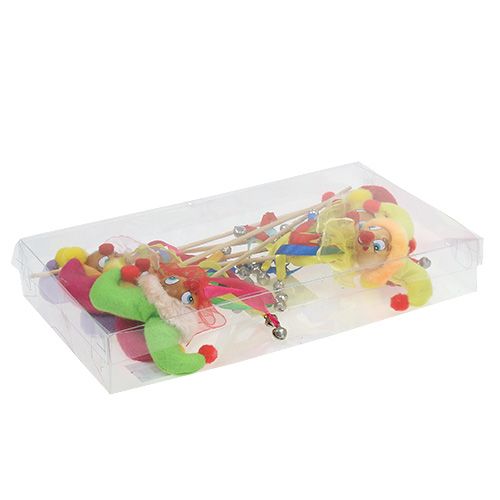 Floristik24 Arlequins sur tige 9 x 6 cm L. 26,5 cm 6 p.