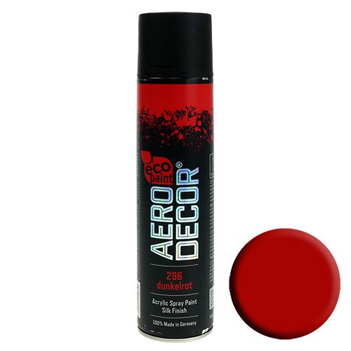 Floristik24 Spray de couleur rouge foncé mat 400ml