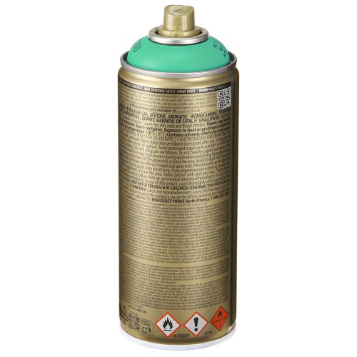 Article Spray de peinture turquoise fluo cyan 400 ml