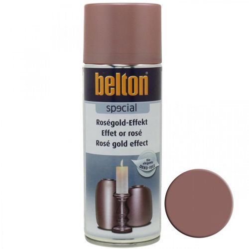 Article Peinture spéciale Belton en spray peinture spéciale effet or rose 400ml