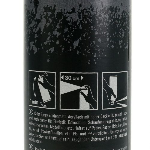 Spray Couleur Acrylique Bleu-Gris 400ml | Floristik24.fr