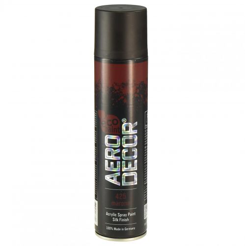 Peinture en aérosol peinture acrylique châtain satiné mat 400ml