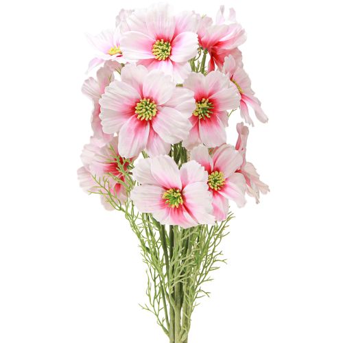 Cosmea rose artificiel 77cm 3 pcs