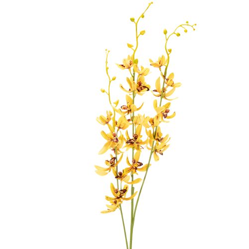 Orchidée Cymbidium artificielle en tige florale pour décoration élégante, 95 cm, lot de 2