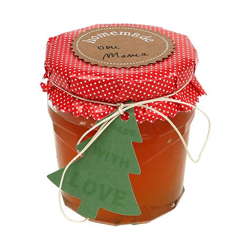 Floristik24 Set de décoration DIY pour pot de confiture avec cordon 48 pièces