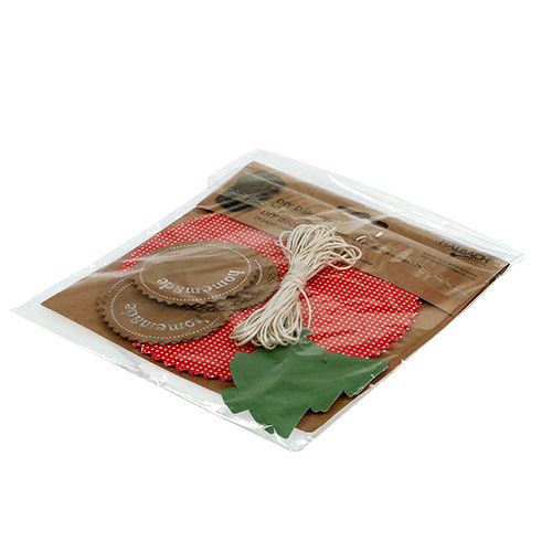 Floristik24 Set de décoration DIY pour pot de confiture avec cordon 48 pièces