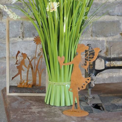 Floristik24 Figurine décorative elfe rouille H24cm