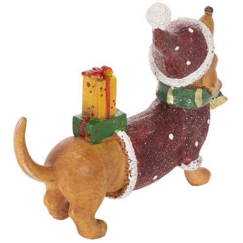 Figurine décorative teckel en