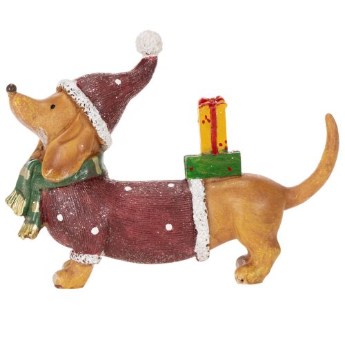 Figurine décorative teckel en
