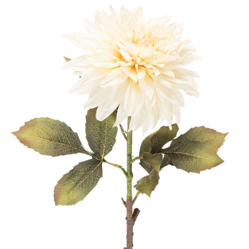 Fleur artificielle Dahlia crème blanche 68 cm acheter | Floristik24.fr