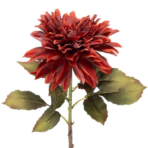 Dahlia artificielle rouge à longue tige 68 cm acheter | Floristik24.fr