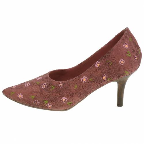 Floristik24 Escarpin décoratif plante chaussure marron 24cm × 8cm H13.6cm