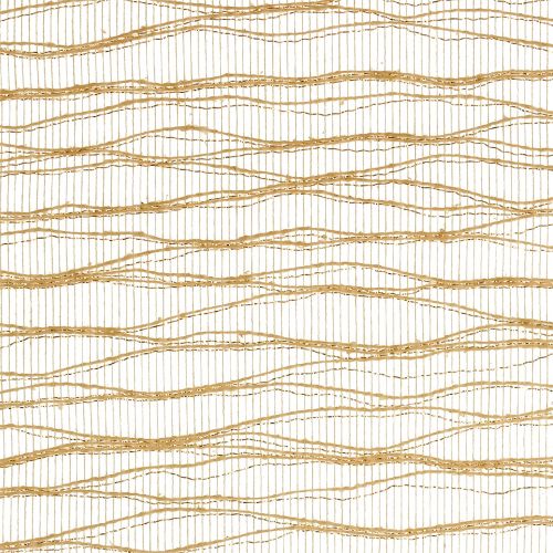 Floristik24 Charnière de table Deco Wave 26cm x 300cm or métallisé