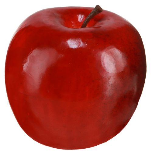 Article Pommes décoratives rouges brillantes, fruits artificiels décoratifs, 7,5 cm, 6 pièces