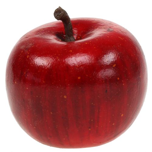 Article Déco pomme rouge brillant 4,5cm 12 pcs