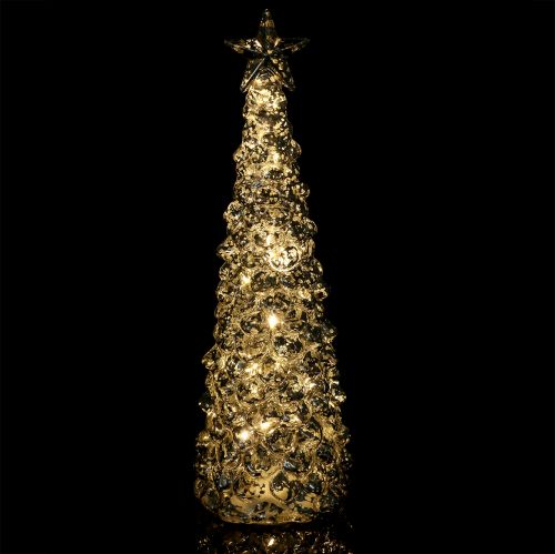 Floristik24 Sapin de Noël acrylique avec lumière LED H36cm