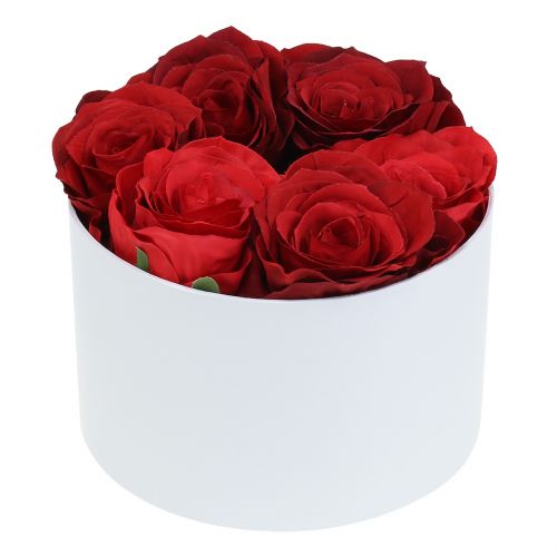 Article Boîte à fleurs Flowerbox blanche ronde Ø14cm - Ø16cm 2pcs