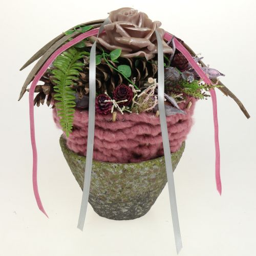 Floristik24 Pot de plantation Ø12cm H11cm 2pcs