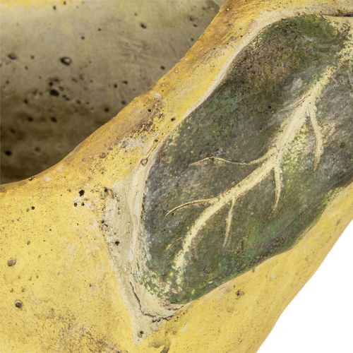 Article Jardinière décorative en béton poire décoration automne 19×12,5×15,5cm