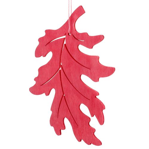 Floristik24 Feuilles décoratives en bois à suspendre colorées 12cm 9pcs