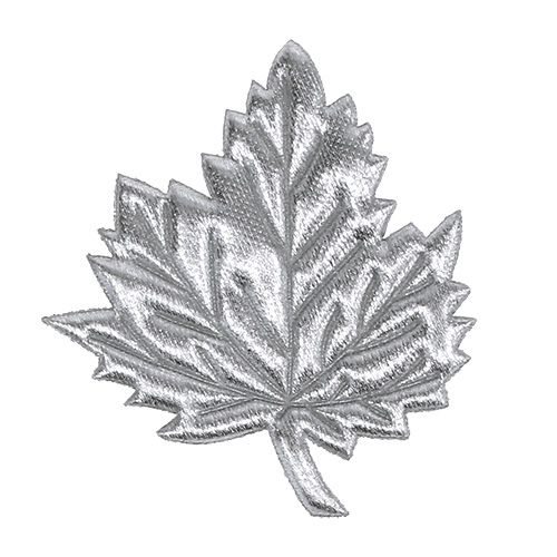 Article Feuilles de soie décoratives 5cm argent 60 pcs