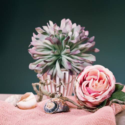 Floristik24 Branche de fleur décorative mousse verte 70cm