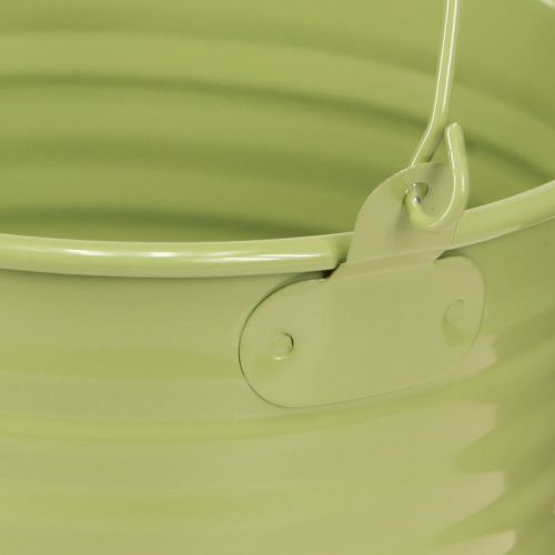 Floristik24 Pot de fleurs décoratif en métal avec anse 4 couleurs Ø14cm 8 pièces