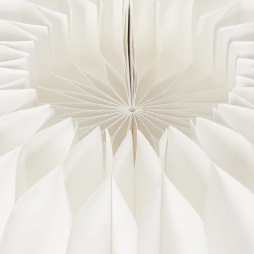 Citrouille en papier alvéolé blanche 24 cm, idéale pour compositions de fleurs séchées et déco d'automne, lot de 4 | Floristik24.fr