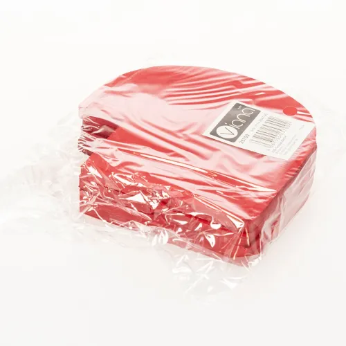 Ensemble de 4 citrouilles en papier nid d'abeille rouge 24 cm | Floristik24.fr