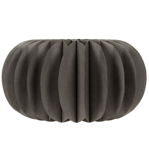 Kürbis en papier alvéolé rond Ø34cm noir set de 2 | Floristik24.fr